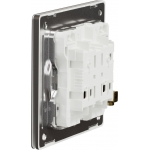 施耐德電氣 Schneider Electric NUX32_1_SS UNICA X 雙位單控開關掣 (炫星銀)